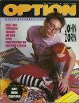 Option John Zorn Cover July/August 1987