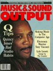 Music & Sound Output Quincy Jones Cover February 1988
